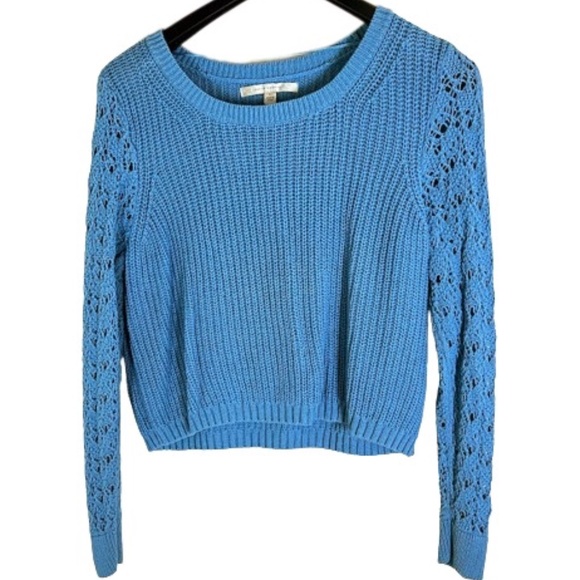 Lauren Conrad Loose Weave Cropped Sweater 🎉Host Pick🎉 - Picture 1 of 10